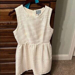 Skies Are Blue Cream Formal Dress